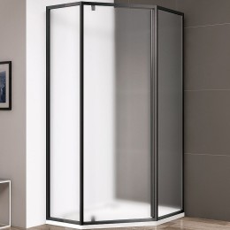 Душевой уголок Cezares Eco 90x90 ECO-O-P-1-90-P-NERO
