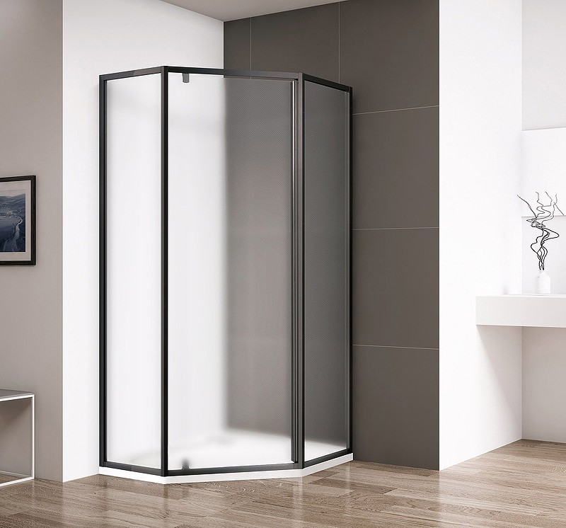 Душевой уголок Cezares Eco 90x90 ECO-O-P-1-90-P-NERO