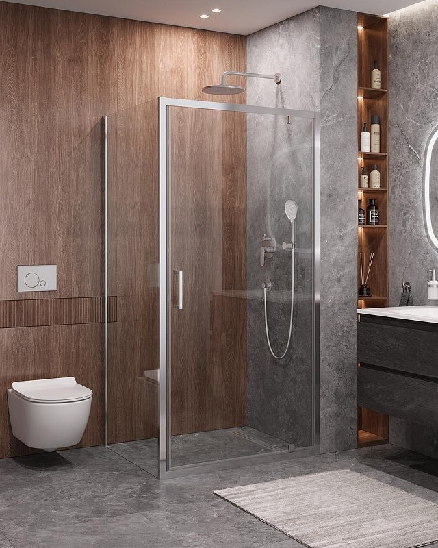 Душевой уголок Cezares Molveno 100x90 MOLVENO-AH-1-100/90-C-Cr-IV