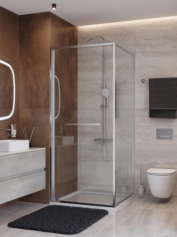 Душевой уголок Cezares Lux 90x90 LUX-A-FS-1-90-C-CR