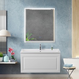 Зеркало Cezares Interni 80 CZR-SPC-INT-800-900-LED-TCH-WARM-BL с подсветкой