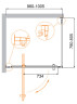 Душевой уголок Cezares Molveno 100x80 MOLVENO-AH-1-100/80-C-Cr-IV