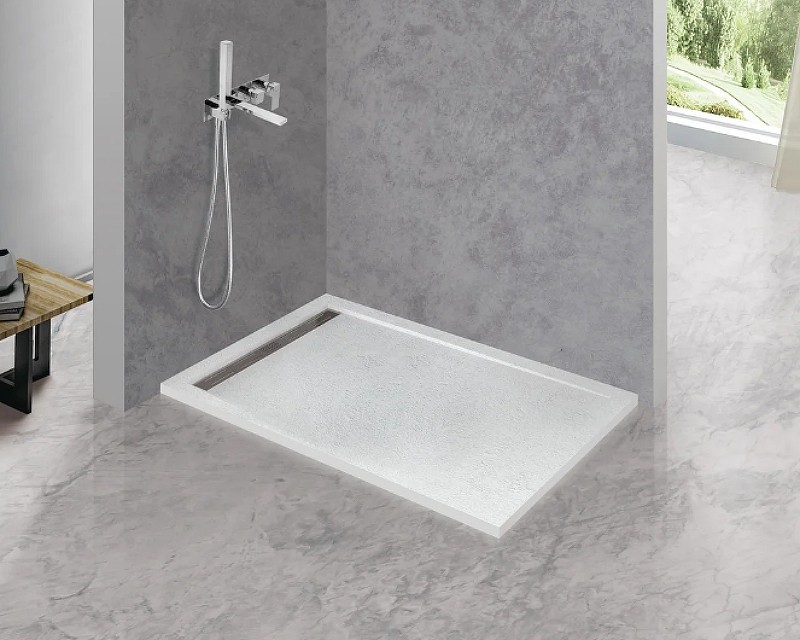 Душевой поддон из искусственного камня Cezares Tray AS 120x70 TRAY-AS-AH-120/70-30-W