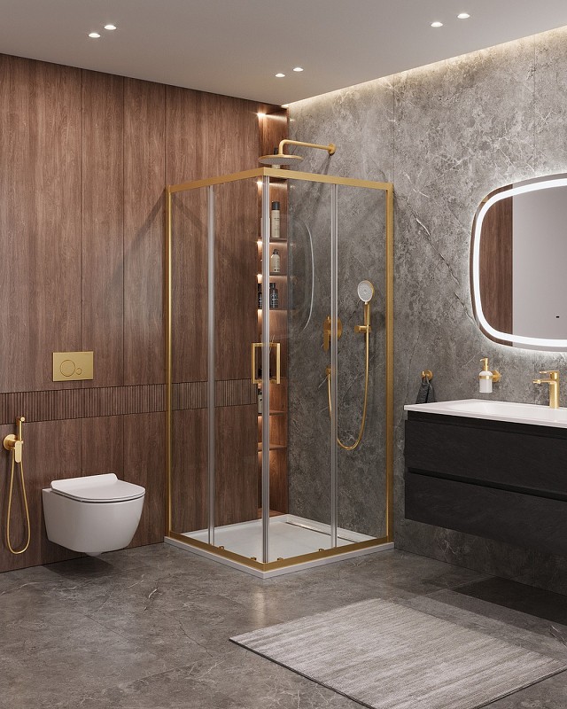 Душевой уголок Cezares Molveno 100x100 MOLVENO-A-2-100-C-BORO-IV