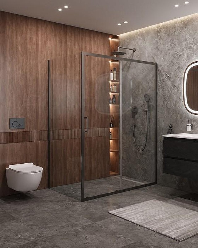 Душевой уголок Cezares Molveno 150x90 MOLVENO-AH-11-150/90-C-GM-IV