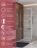 Душевой уголок Cezares Lux 100x90 LUX-AH-FS-11-100/90-C-CR