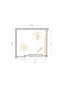 Душевой уголок Cezares Lux 100x90 LUX-AH-FS-11-100/90-C-CR