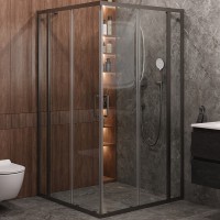 Душевой уголок Cezares Molveno 110x110 MOLVENO-A-22-90+20-C-GM-IV