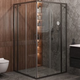 Душевой уголок Cezares Molveno 110x110 MOLVENO-A-22-90+20-C-GM-IV