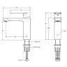 Смеситель для раковины Cezares Stylus STYLUS-LS-IN