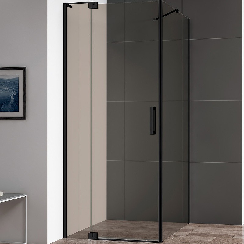 Душевой уголок Cezares Slider 80x100 SLIDER-AH-1-100-70/80-BR-NERO