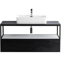 Консоль под раковину Cezares Cadro 120 CADRO-120/46/30-1C-SO-MET-ST