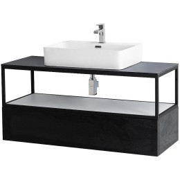 Консоль под раковину Cezares Cadro 120 CADRO-120/46/30-1C-SO-MET-ST