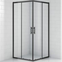 Душевой уголок Cezares Eco 100x100 ECO-O-A-2-100-C-NERO