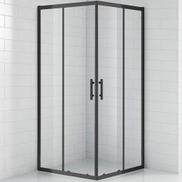 Душевой уголок Cezares Eco 100x100 ECO-O-A-2-100-C-NERO