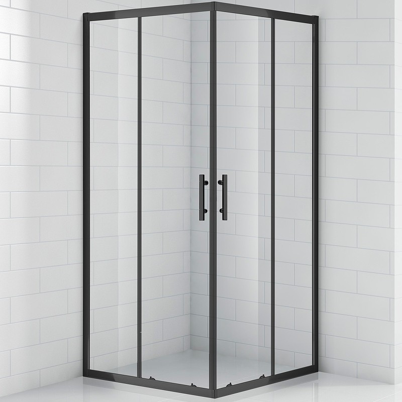 Душевой уголок Cezares Eco 100x100 ECO-O-A-2-100-C-NERO