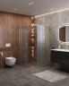 Душевой уголок Cezares Molveno 110x110 MOLVENO-A-22-90+20-P-BORO