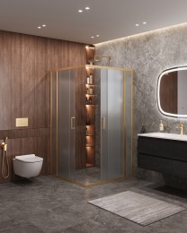 Душевой уголок Cezares Molveno 110x110 MOLVENO-A-22-90+20-P-BORO