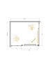 Душевой уголок Cezares Lux 120x100 LUX-AH-FS-11-120/100-C-CR