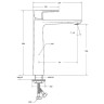 Смеситель для раковины Cezares Lux LUX-LC-01-W0