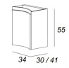 Подвесной шкаф Cezares Vague 34 L 44228