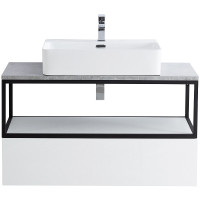 Консоль под раковину Cezares Cadro 100 CADRO-100/46/30-1C-SO-MET-ST