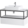 Консоль под раковину Cezares Cadro 100 CADRO-100/46/30-1C-SO-MET-ST