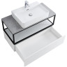 Консоль под раковину Cezares Cadro 100 CADRO-100/46/30-1C-SO-MET-ST