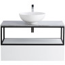 Консоль под раковину Cezares Cadro 100 CADRO-100/46/30-1C-SO-MET-ST