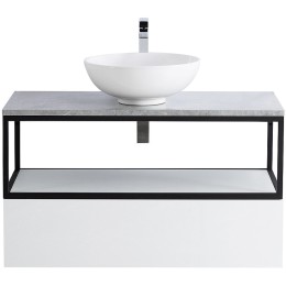 Консоль под раковину Cezares Cadro 100 CADRO-100/46/30-1C-SO-MET-ST