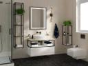 Консоль под раковину Cezares Cadro 100 CADRO-100/46/30-1C-SO-MET-ST