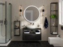 Консоль под раковину Cezares Cadro 100 CADRO-100/46/30-1C-SO-MET-ST