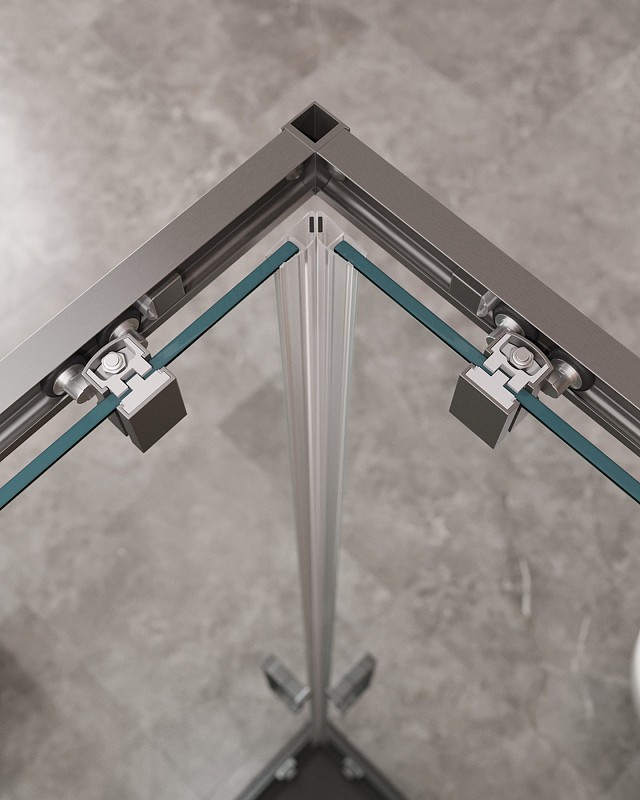 Душевой уголок Cezares Molveno 90x90 MOLVENO-A-2-90-C-GM-IV
