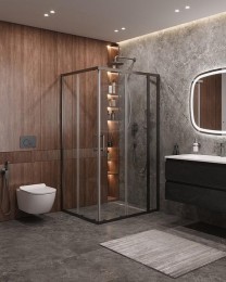 Душевой уголок Cezares Molveno 120x100 MOLVENO-AH-21-100+20-C-GM-IV