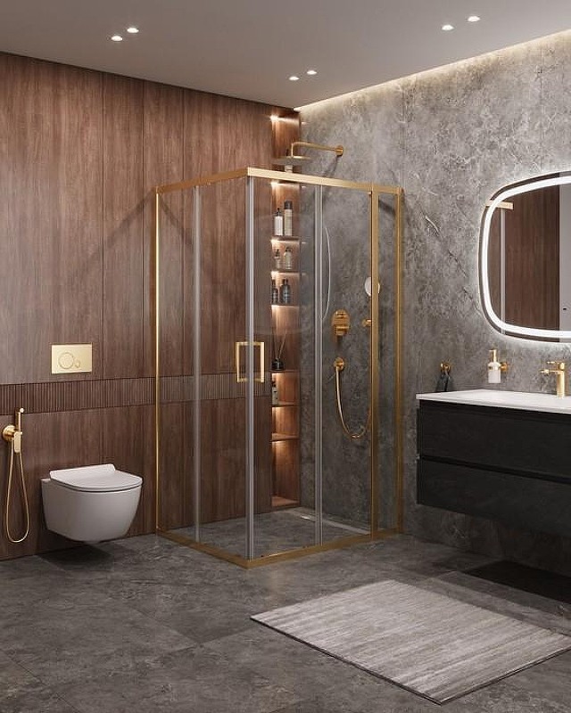 Душевой уголок Cezares Molveno 130x100 MOLVENO-AH-21-100+30-C-BORO-IV