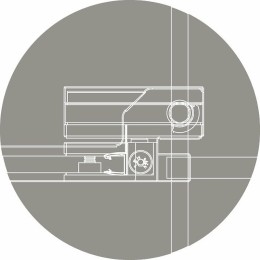 Душевая дверь Cezares Slider 100 SLIDER-B-1-90/100-GRIGIO-Cr