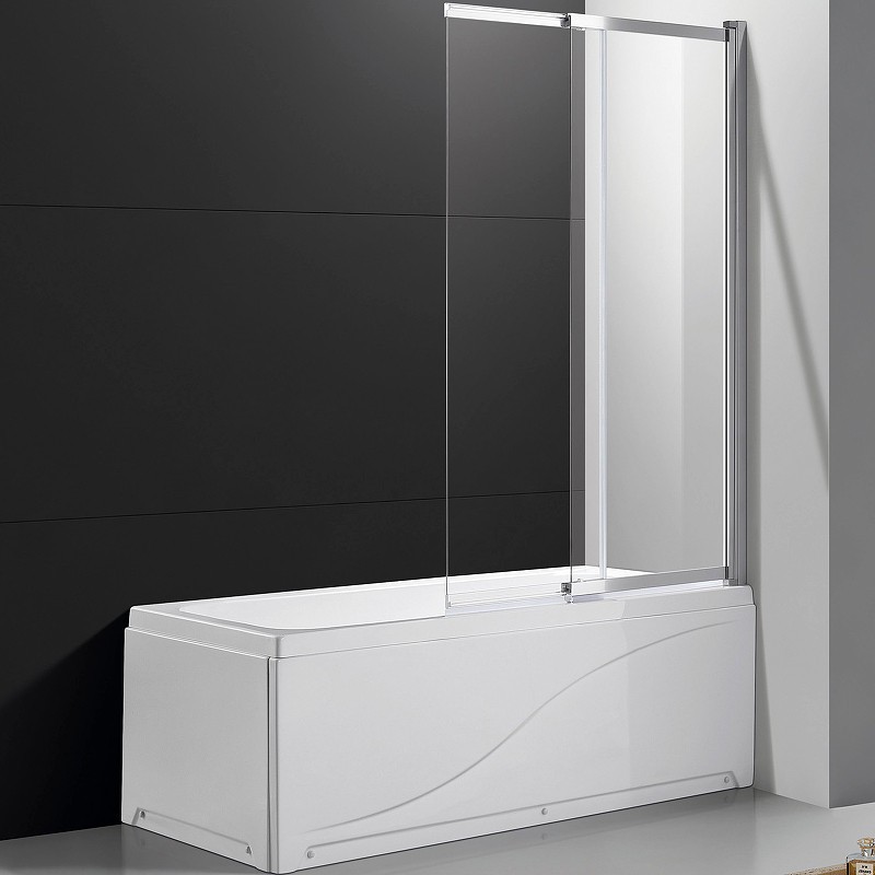 Шторка на ванну Cezares Slider 100 SLIDER-VF-11-100/150-C-Cr