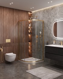 Душевой уголок Cezares Molveno 100x100 MOLVENO-R-2-100-C-BORO-IV
