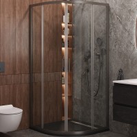 Душевой уголок Cezares Molveno 100x100 MOLVENO-R-2-100-C-GM-IV