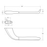 Держатель туалетной бумаги Cezares Liner LINER-PH-GM