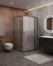 Душевой уголок Cezares Molveno 110x90 MOLVENO-AH-21-90+20-P-GM