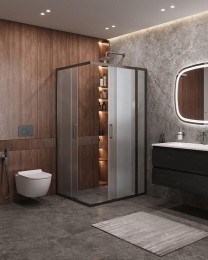 Душевой уголок Cezares Molveno 110x90 MOLVENO-AH-21-90+20-P-GM