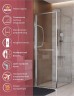 Душевой уголок Cezares Lux 70x80 LUX-AH-FS-1-70/80-C-CR
