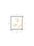 Душевой уголок Cezares Lux 70x80 LUX-AH-FS-1-70/80-C-CR