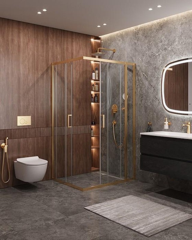 Душевой уголок Cezares Molveno 120x90 MOLVENO-AH-21-90+30-C-BORO-IV