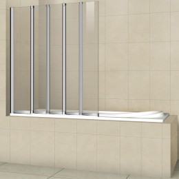 Шторка на ванну Cezares Pratico 120 PRATICO-V-5-120/140-C-Cr