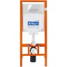 Комплект унитаза Cezares Stylus-Tor CZR-6601-TH-TOR/CZR2316SC с инсталляцией BelBagno BB002-80/BB005-PR-CHROME