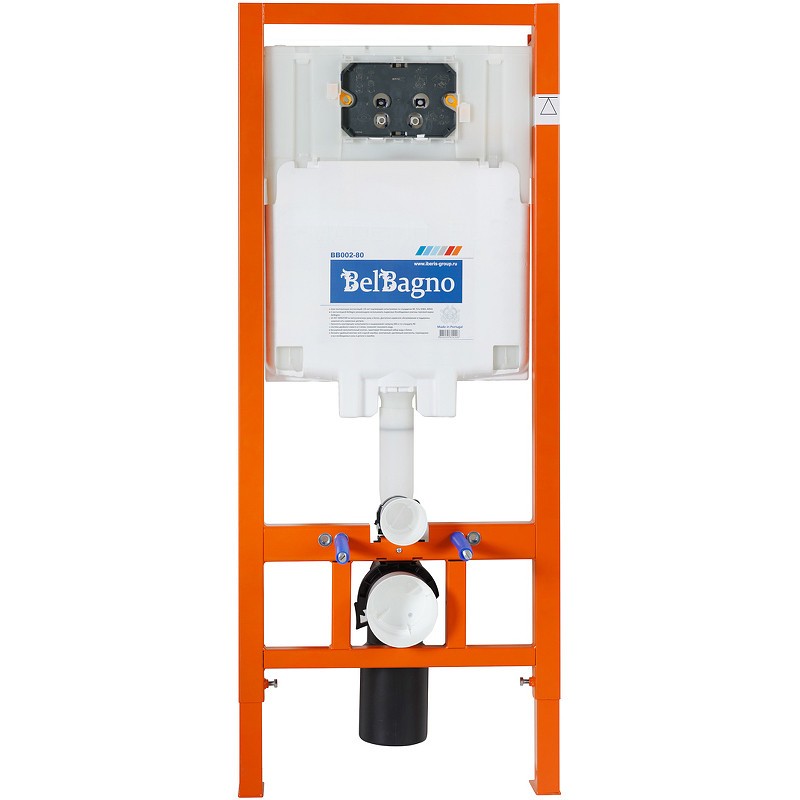 Комплект унитаза Cezares Stylus-Tor CZR-6601-TH-TOR/CZR2316SC с инсталляцией BelBagno BB002-80/BB005-PR-CHROME
