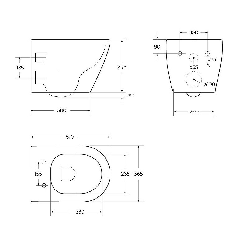 Комплект унитаза Cezares Stylus-Tor CZR-6601-TH-TOR/CZR2316SC с инсталляцией BelBagno BB002-80/BB014-SR-BIANCO