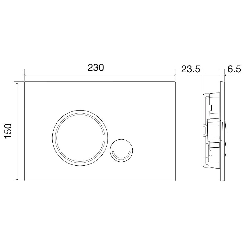 Комплект унитаза Cezares Stylus-Tor CZR-6601-TH-TOR/CZR2316SC с инсталляцией BelBagno BB002-80/BB014-SR-BIANCO